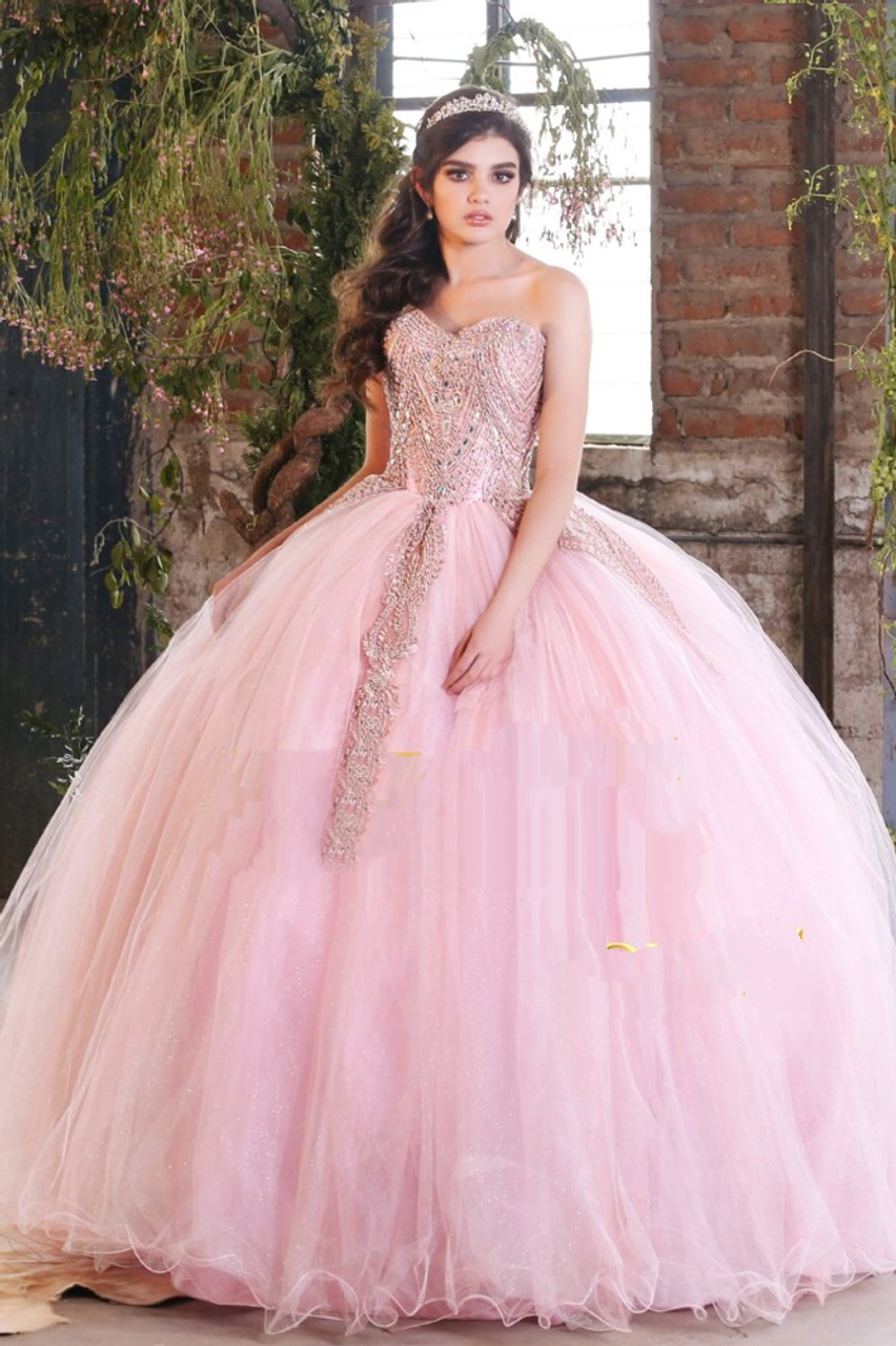 pink quinceanera dress